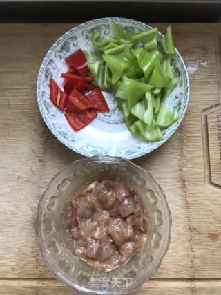 Stir-fried Peppers with Sliced Pork recipe