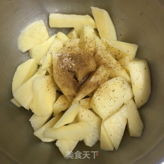 Roasted Cumin Potato Wedges recipe