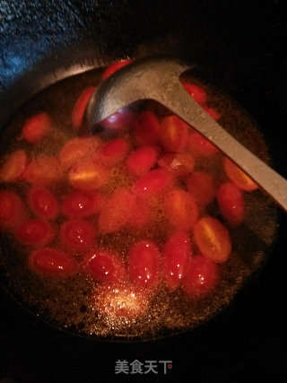 Cherry Tomatoes and Egg Soup recipe