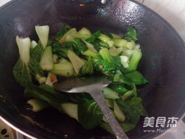 Stir-fried Shanghai Green recipe