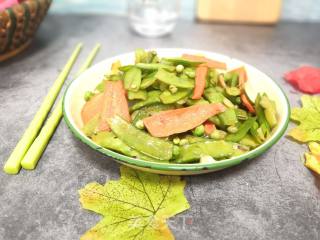 Stir-fried Snow Peas with Carrots recipe