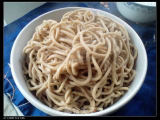 Hot Dry Noodles with Sauce recipe