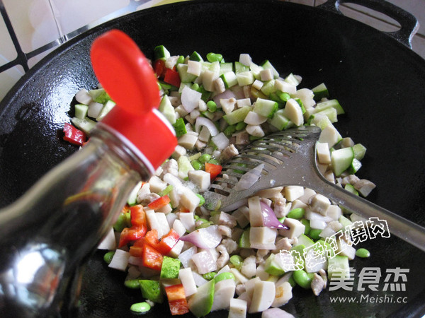 Fried Corn Noodles recipe