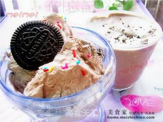 Enjoy Time in The Summer Afternoon @@first Time Making Ice Cream is Very Successful~~ Oreo Ice Cream recipe