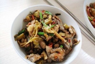 Stir-fried Chicken Gizzards with Capers recipe