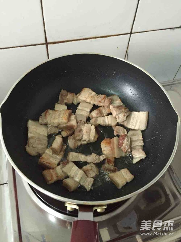 Braised Bamboo Shoots Twice Cooked Pork recipe