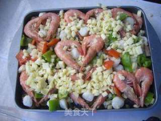 Baked Seafood Rice recipe
