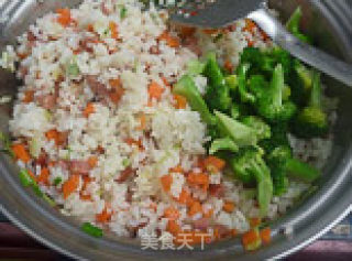 Fried Rice with Ham recipe