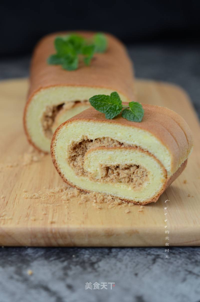 Pork Floss Cake Roll recipe