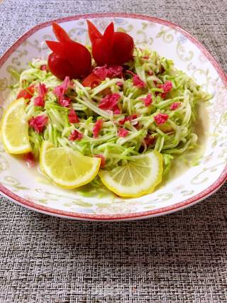 Delicious to Crying Rose Zucchini Shreds recipe