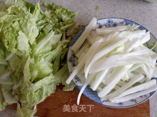 Stir-fried Cabbage with Sea Rice recipe