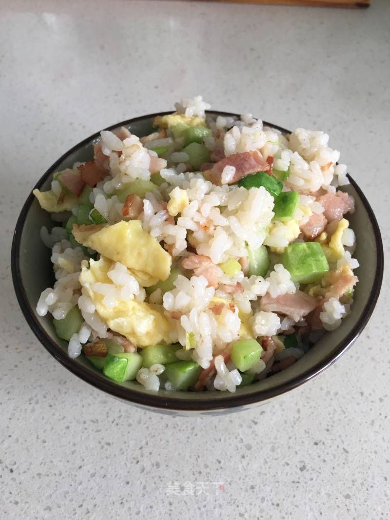 Fried Rice with Bacon and Egg recipe