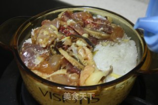 【guangdong】claypot Rice with Mushroom and Chicken recipe