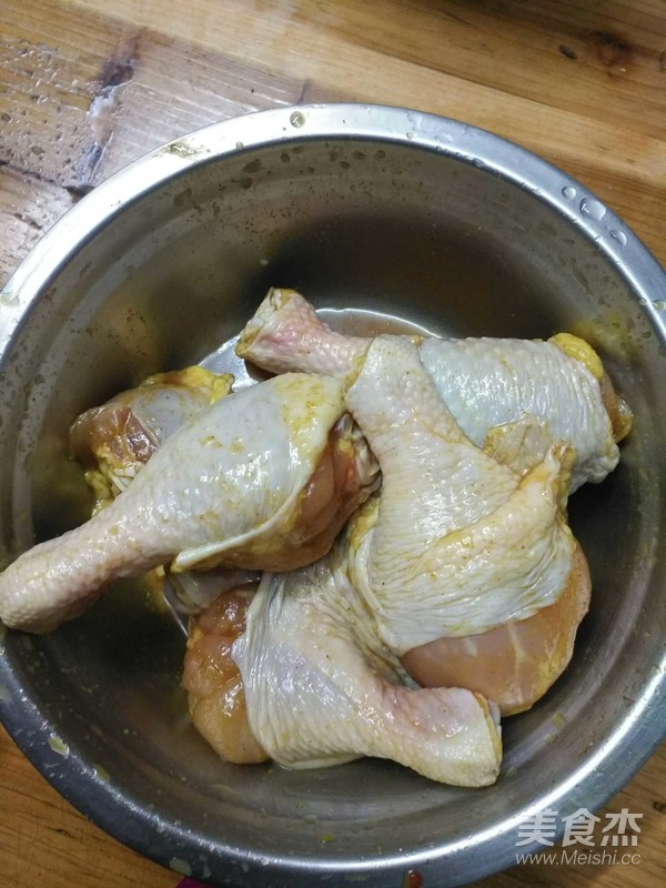 Dry Roasted Curry Chicken Drumsticks recipe