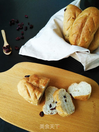 Cranberry Whole Wheat Golden Germ Bread recipe