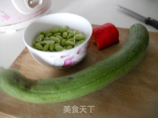 Loofah Edamame recipe
