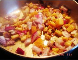 Roasted Pork and Onion Fried Rice recipe