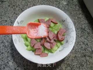 Pork Ham with Cucumber recipe