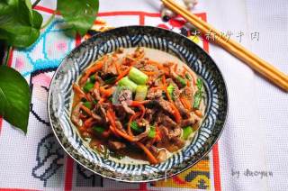 Stir-fried Beef with Garlic recipe