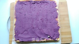 Purple Sweet Potato Cake Roll recipe