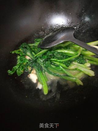Stir-fried Rape recipe