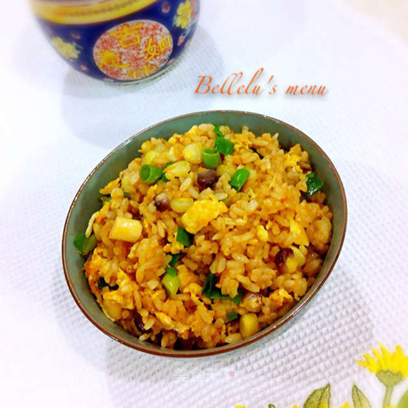 Egg Fried Rice with Tomato Sauce recipe