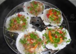 Steamed Scallops with Garlic Vermicelli recipe