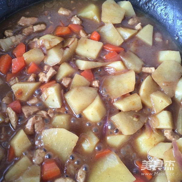 Potato Curry Rice recipe