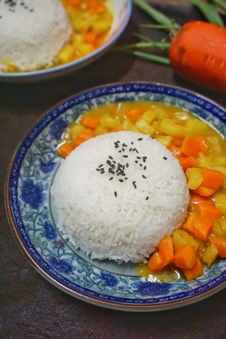 Vegetarian Curry Bibimbap