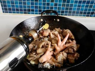 Chicken Stewed Hazel Mushroom recipe