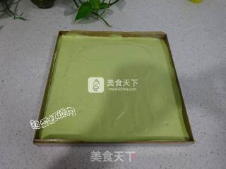 #aca Baking Star Competition# Spinach and Yam Mud Cake Roll recipe