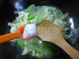 Cauliflower Vermicelli Boiled Lettuce recipe