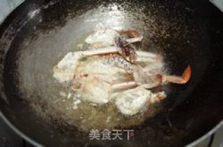 Fried Crab with Ginger and Spring Onion recipe