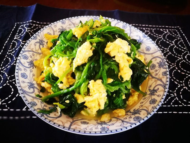 Scrambled Eggs with Spinach recipe
