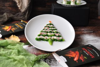 Fun Christmas Tree Snowman Meal recipe