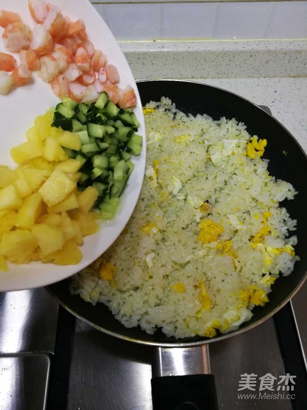 Pineapple Shrimp Fried Rice recipe