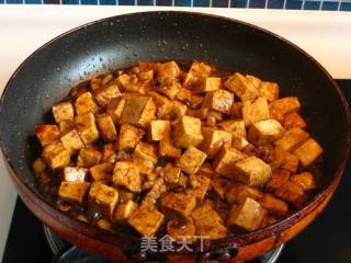 Braised Tofu with Minced Meat recipe