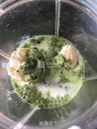 Green Juice Banana Milkshake recipe