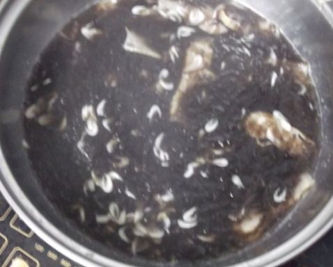 Fish Fillet and Shrimp Seaweed Soup recipe