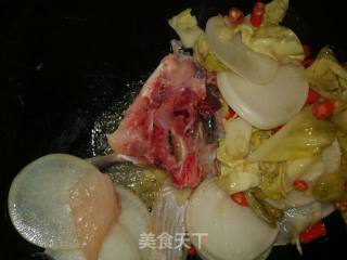 Pickled Cabbage Fish in Golden Soup recipe