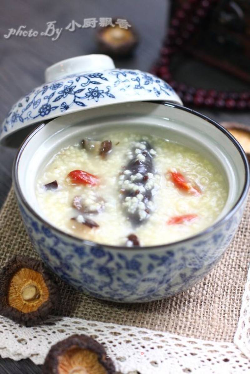 Sea Cucumber and Mushroom Millet Porridge-the Most Nutritious Way to Eat Sea Cucumbers