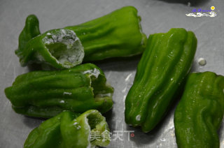 Green Pepper Stuffed Meat recipe