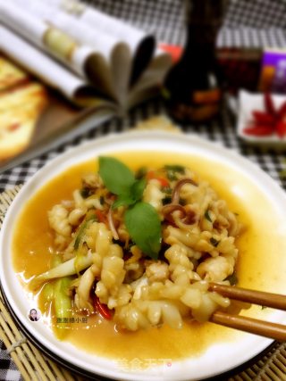 Stir Fried Squid Flower recipe