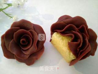 #aca 烤明星大赛#chocolate Rose Cake recipe