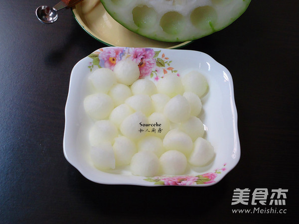 Blackcurrant Winter Melon Balls recipe