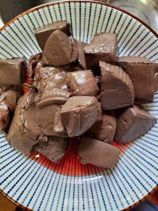 Duck Blood and Leek Soup recipe