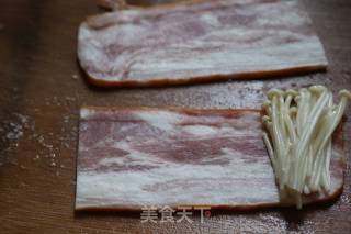 #东 Shot Steak Machine#bacon and Mushroom Rolls recipe