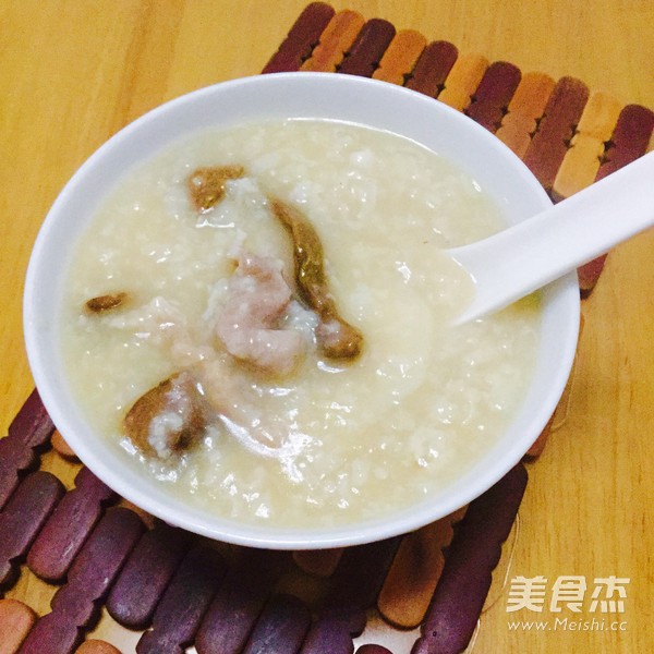 Real Shimeji Mushroom and Lean Pork Congee recipe