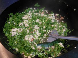 Chrysanthemum Shrimp and Small Tofu recipe