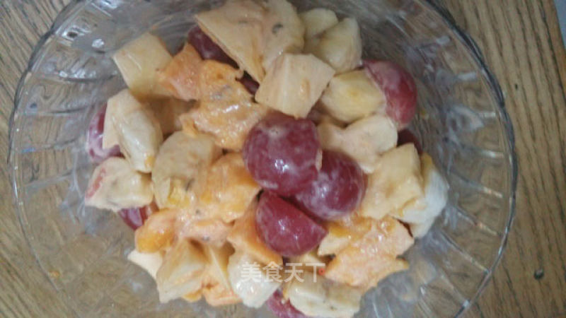 Fruit Salad with Thousand Island Dressing recipe